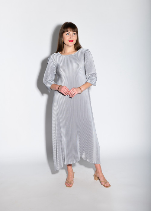 Сіра сукня пліссе італійського бренду  No-Na