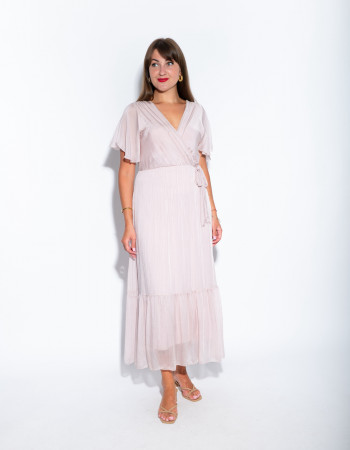 Ніжно рожева шовкова сукня італійського бренду Joleen