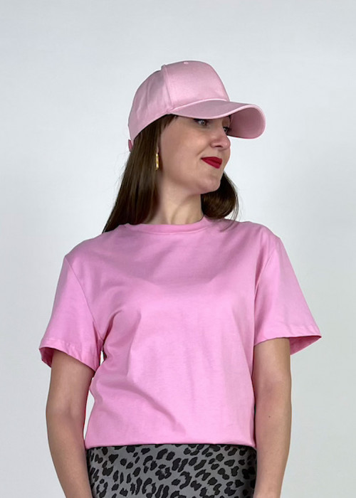 Нежно розовая кепка итальянского бренда No-Na