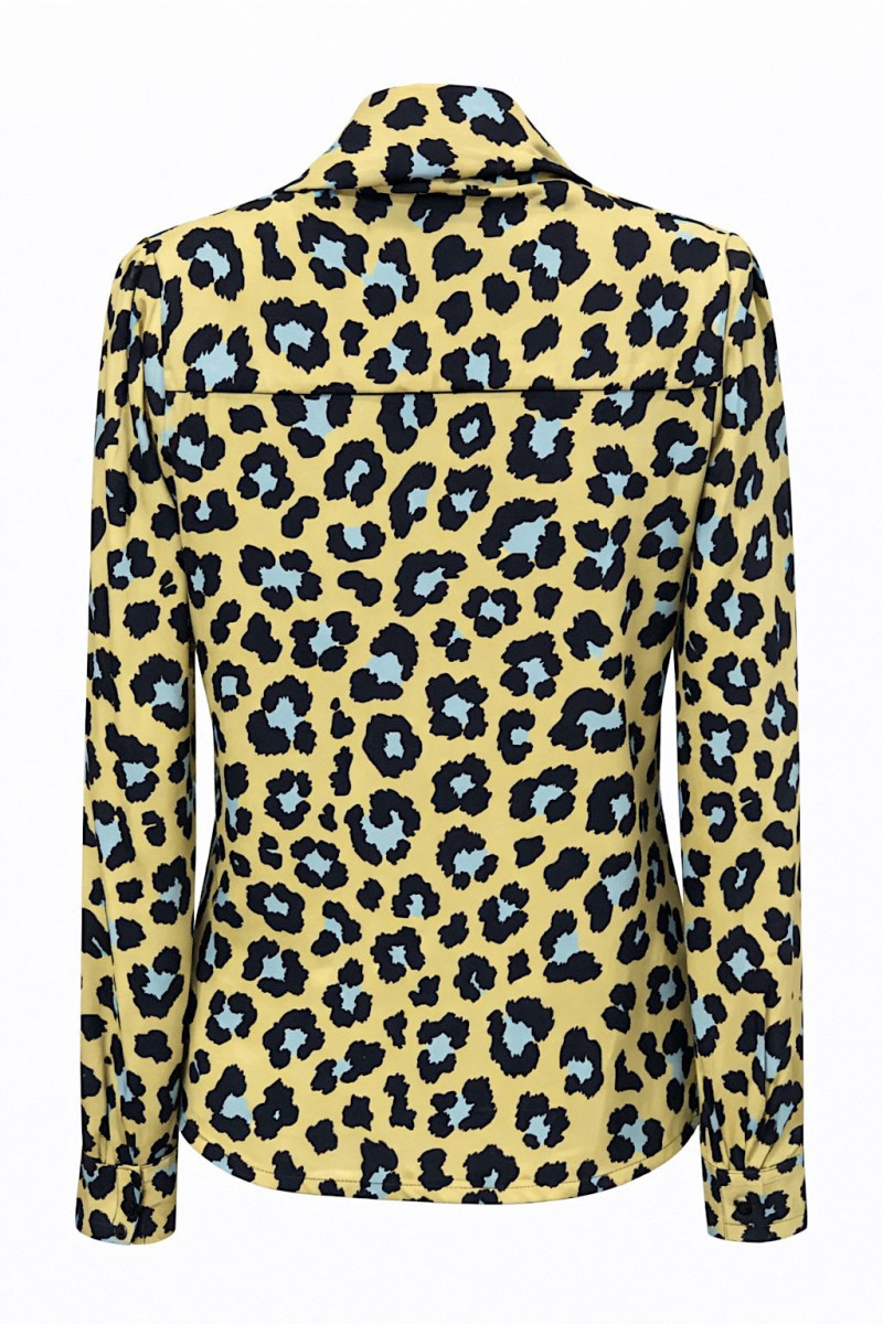 Блуза с леопардовым принтом Rinascimento