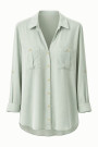 Мятная блуза из вискозы Imperial