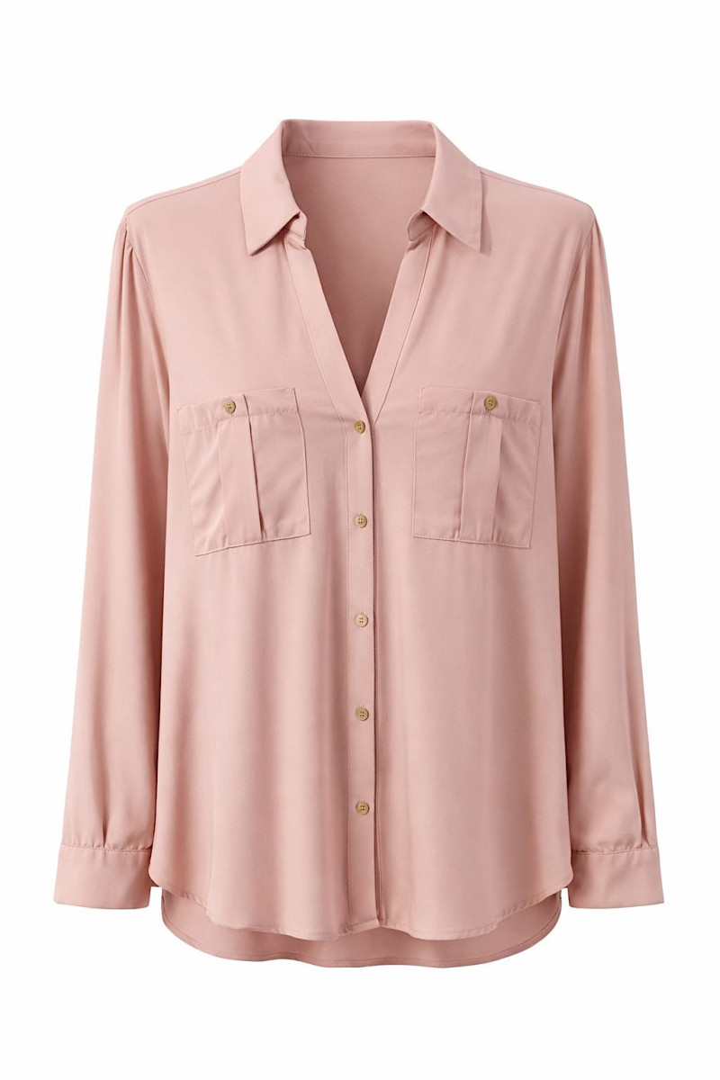 Блуза из вискозы цвет антична роза Imperial