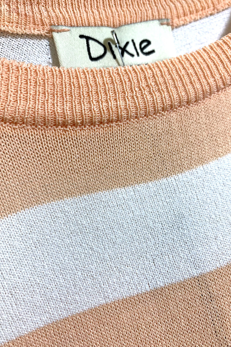 Нежный джемпер в полоску пастельных оттенков Dixie