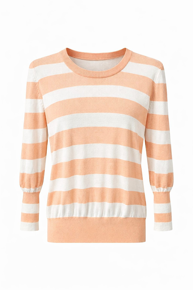 Нежный джемпер в полоску пастельных оттенков Dixie