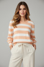 Нежный джемпер в полоску пастельных оттенков Dixie
