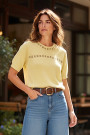 Хлопковый джемпер в нежном жёлтом оттенке Motel