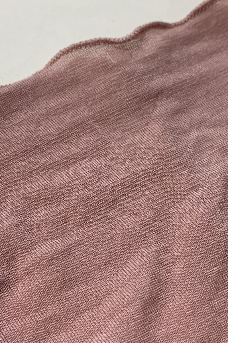 Рожевий лонгслив из кашемира и вискозы  Motel