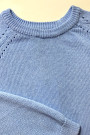 Голубой джемпер из хлопка Dixie
