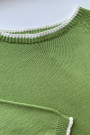 Хлопковый джемпер в фисташковом оттенке No-Na