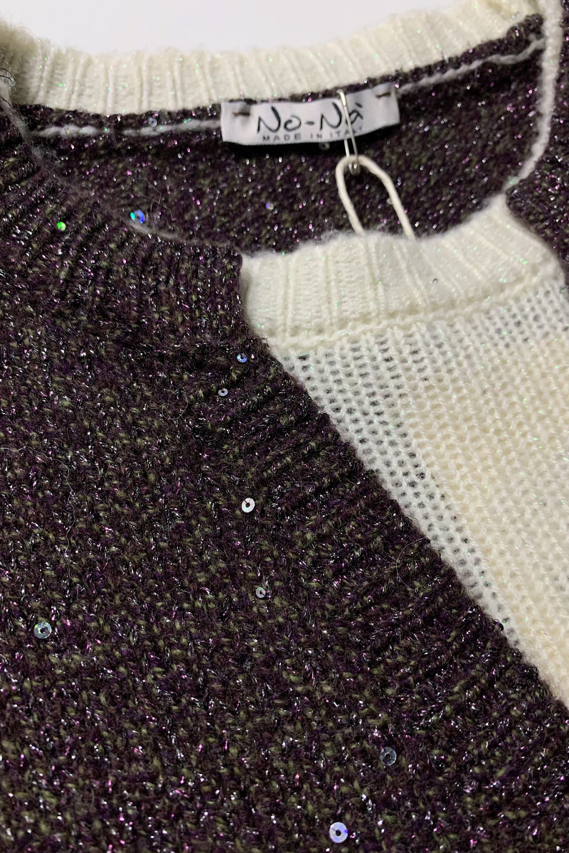 Джемпер из 100% мериносовой шерсти No-Na