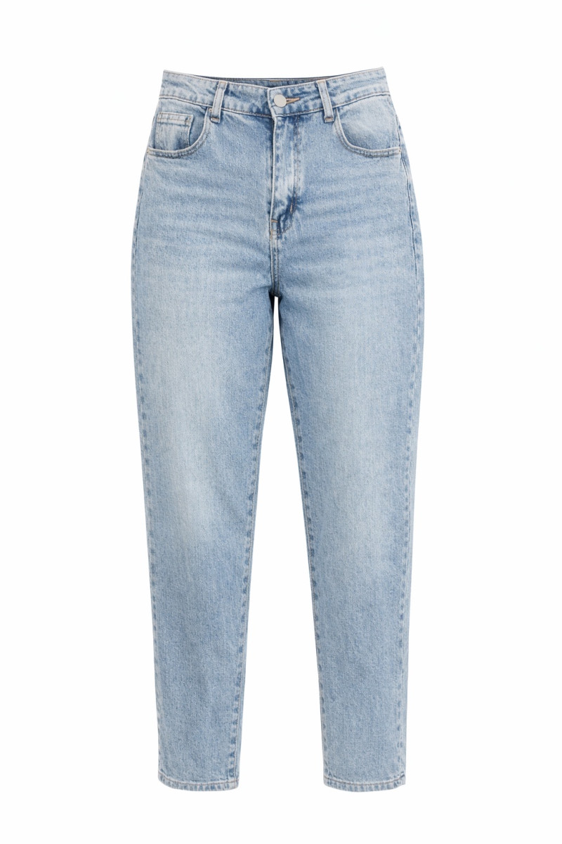 Светло‑голубые джинсы прямого кроя Dixie