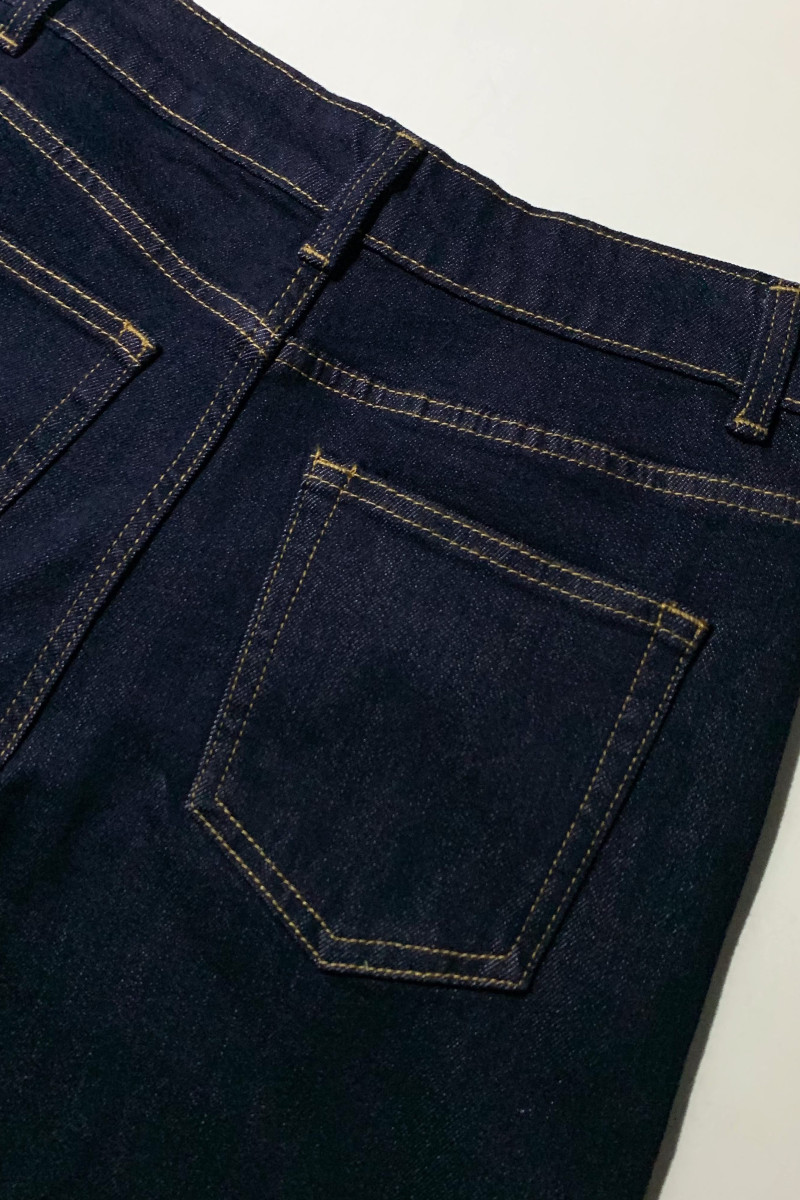 Тёмно‑синие джинсы из хлопка с эластаном Joleen