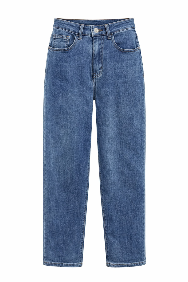 Синие джинсы straight fit со средней посадкой Dixie