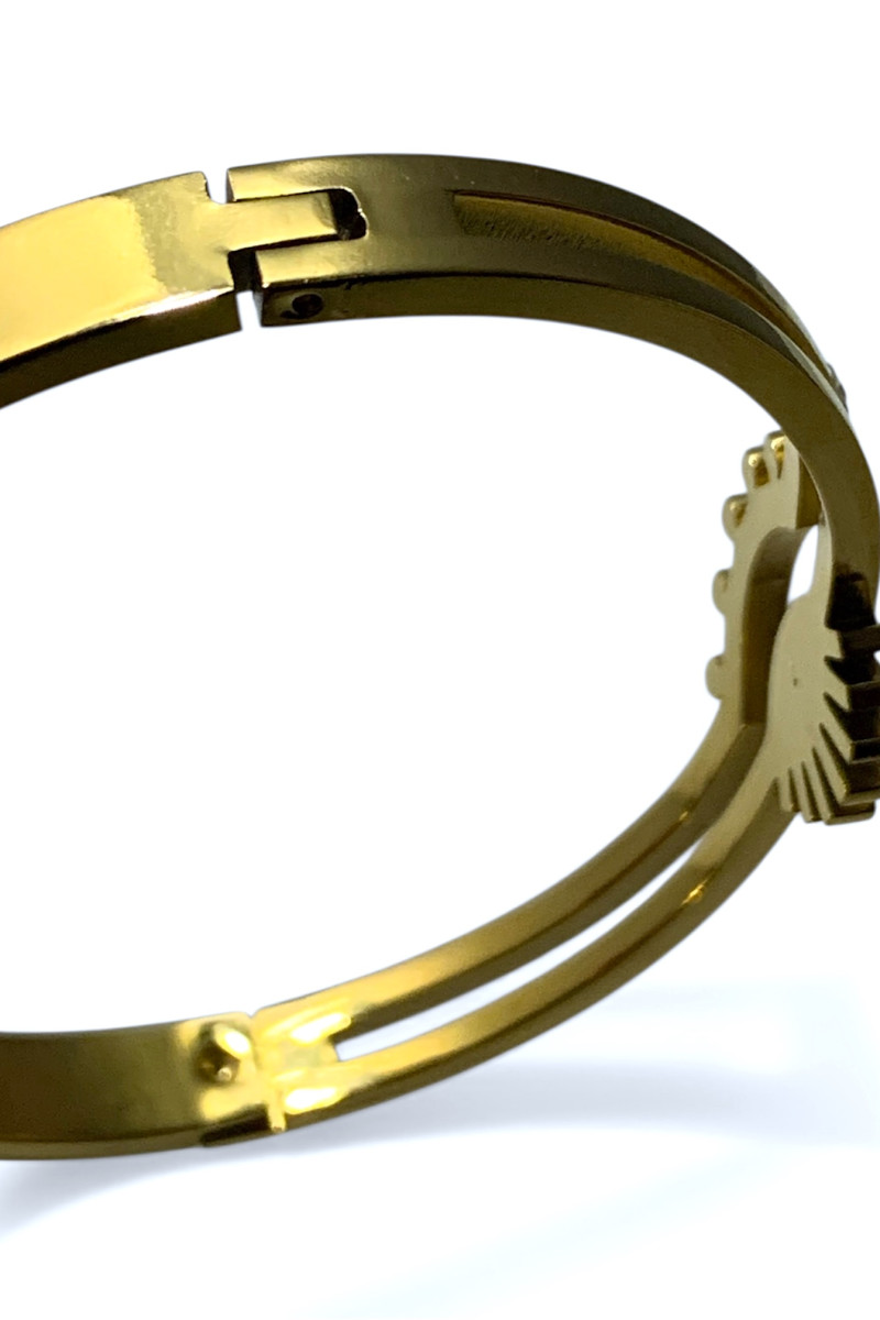 Браслет с символом “глаз” в золотистом оттенке Motel