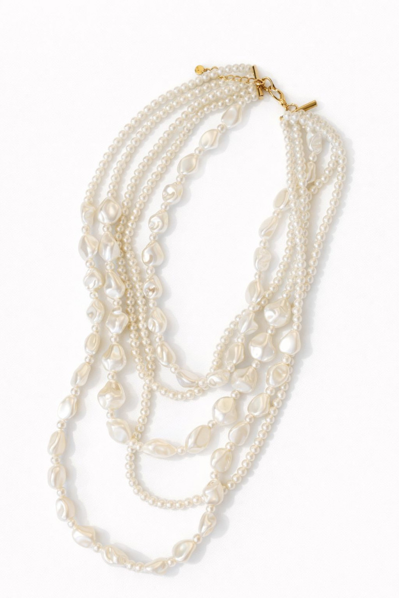 Многослойное жемчужное ожерелье Motel