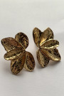 Серьги-цветы с золотистым покрытием Motel