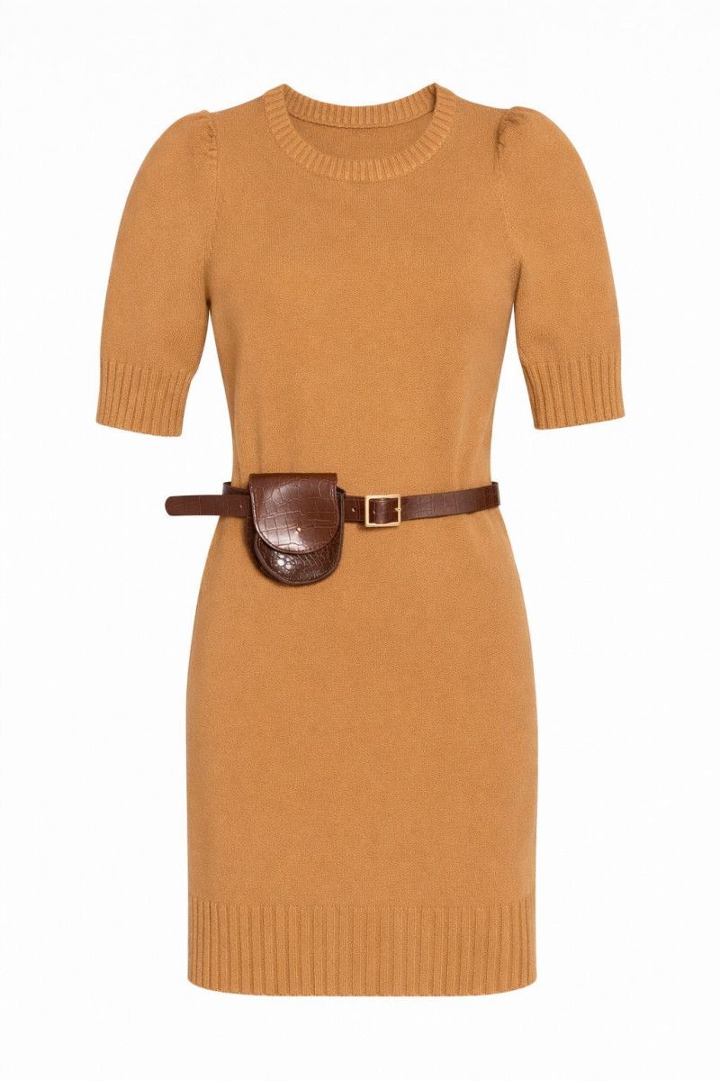 Платье из вискозы с поясом‑сумкой J-Clair