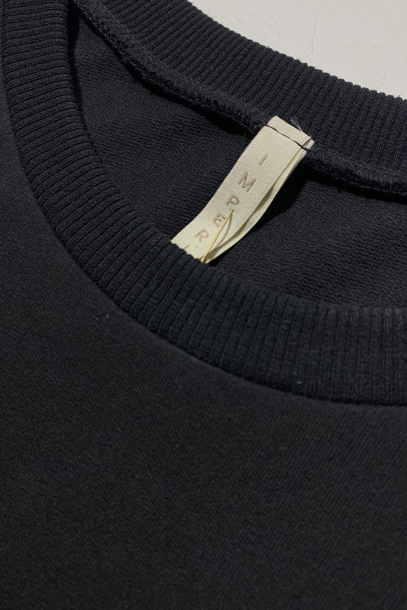 Чёрное хлопковое платье с принтом итальянского бренда Imperial