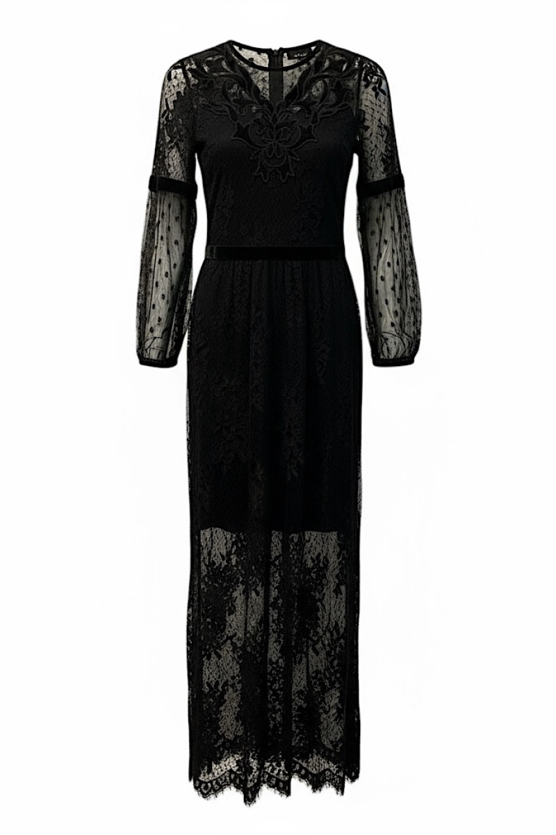 Элегантное длинное кружевное платье итальянского бренда Imperial