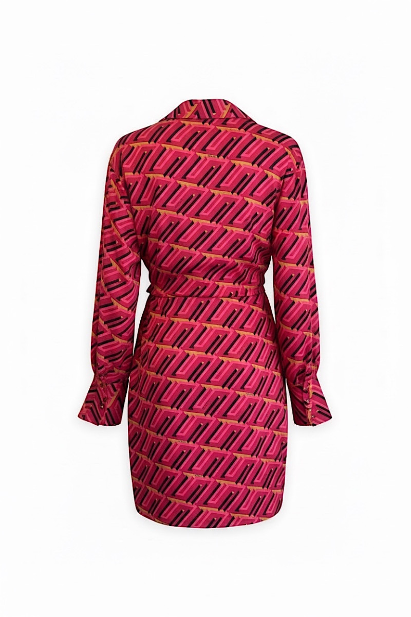 Яркое короткое платье Vicolo цвет фуксия