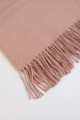 Розовый шарф из шерсти, кашемира и вискозы итальянского бренда No-Na