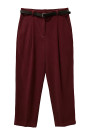 Бордовые брюки из микровельвета с удобной посадкой Dixie