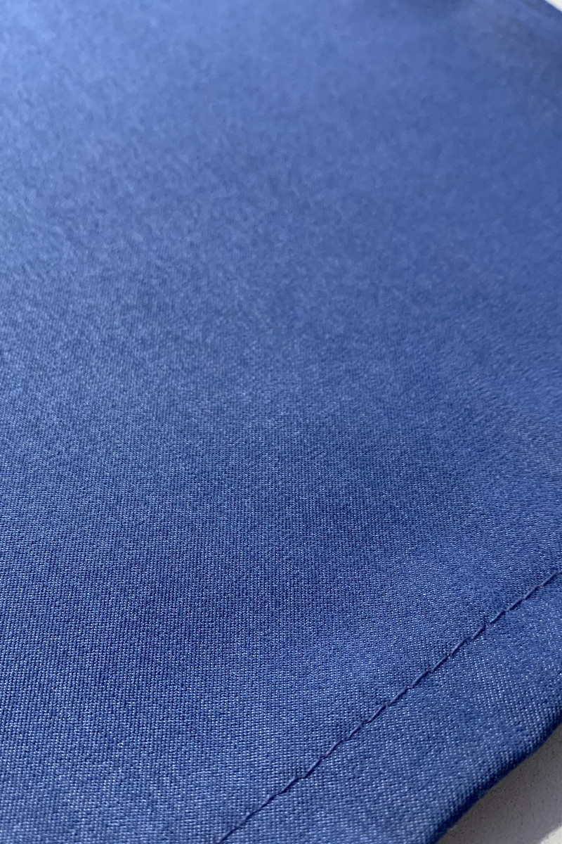 Широкие синие брюки из вискозы с поясом в комплекте  Dixie