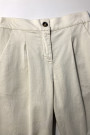 Бежевые хлопковые брюки с комфортной посадкой Dixie
