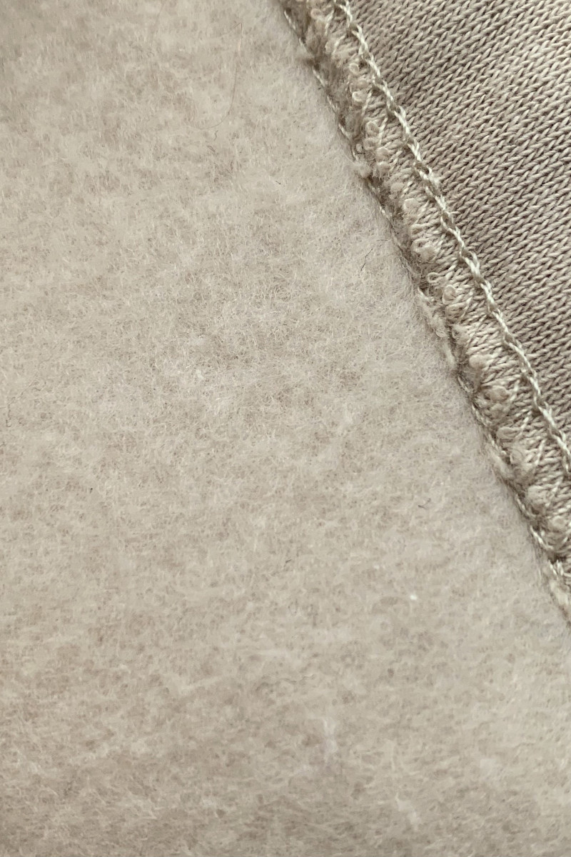 Бежевые брюки на флисе Dixie