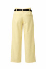 Жёлтые хлопковые брюки с карманами Dixie