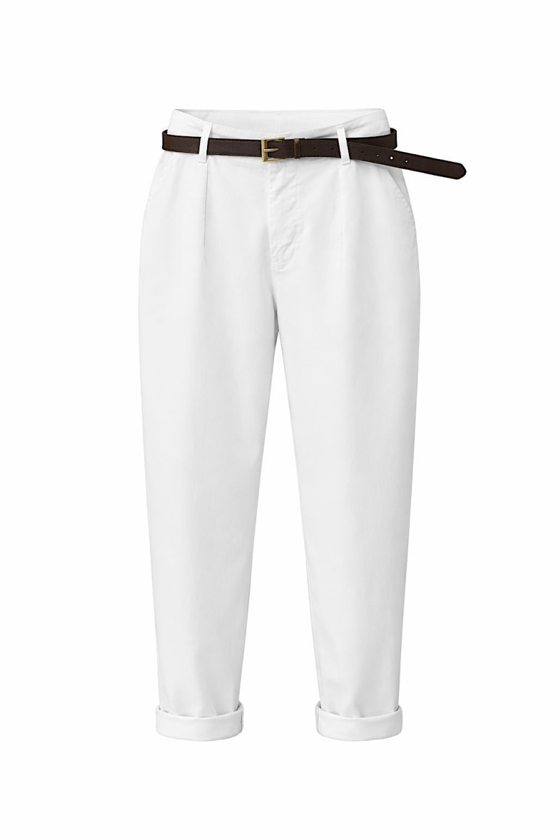 Хлопковые брюки с эластаном и ремнём в комплекте Dixie