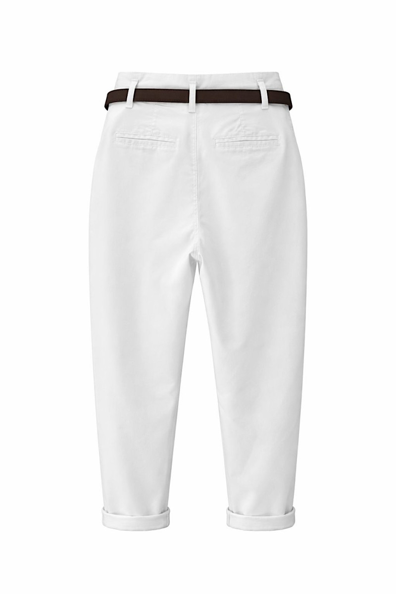 Хлопковые брюки с эластаном и ремнём в комплекте Dixie