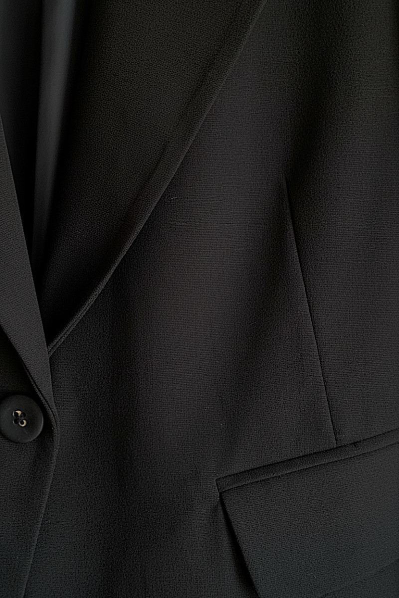 Классический чёрный жакет No-Na