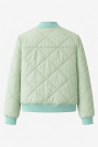 Стёганый бомбер лайкового цвета Dixie 