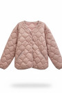 Нежно розовая стёганая куртка Motel