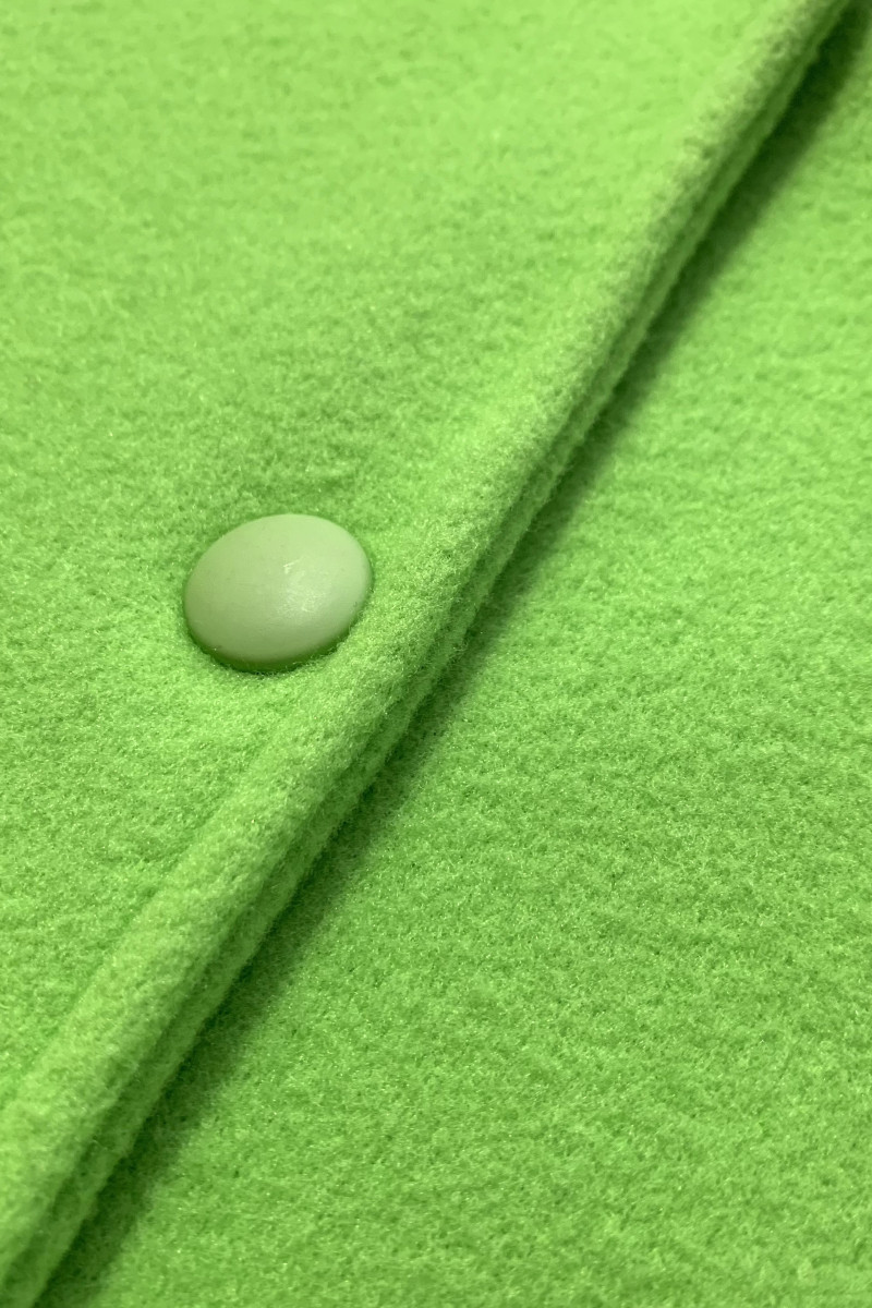 Зелёный бомбер в varsity‑стиле Joleen