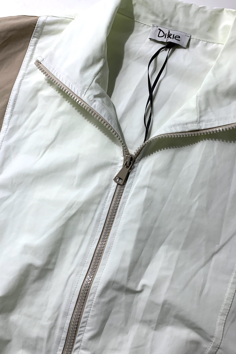 Бомбер из хлопка в светлом ментоловом оттенке Dixie