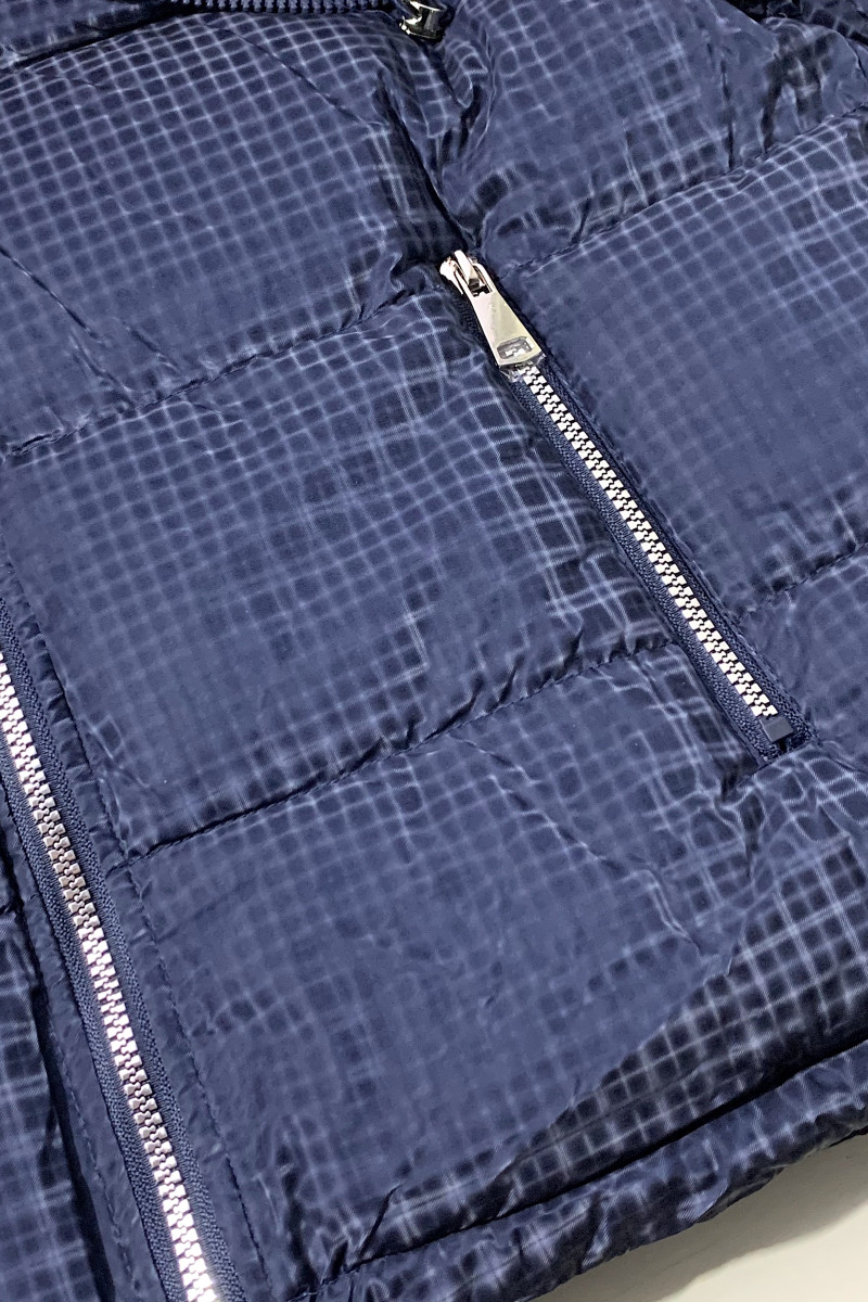 Тёплая синяя укороченная куртка до –5°C Motel