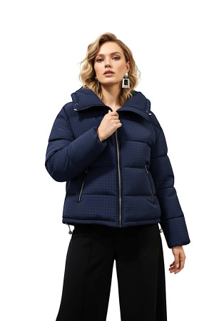 Тёплая синяя укороченная куртка до –5°C Motel