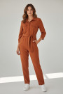 Комбинезон из вискозы в терракотовом оттенке Imperial