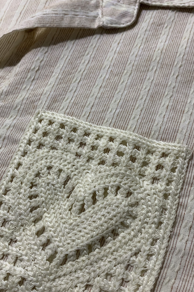 Хлопковый костюм в светлом оттенке (рубашка и шорты) Dixie