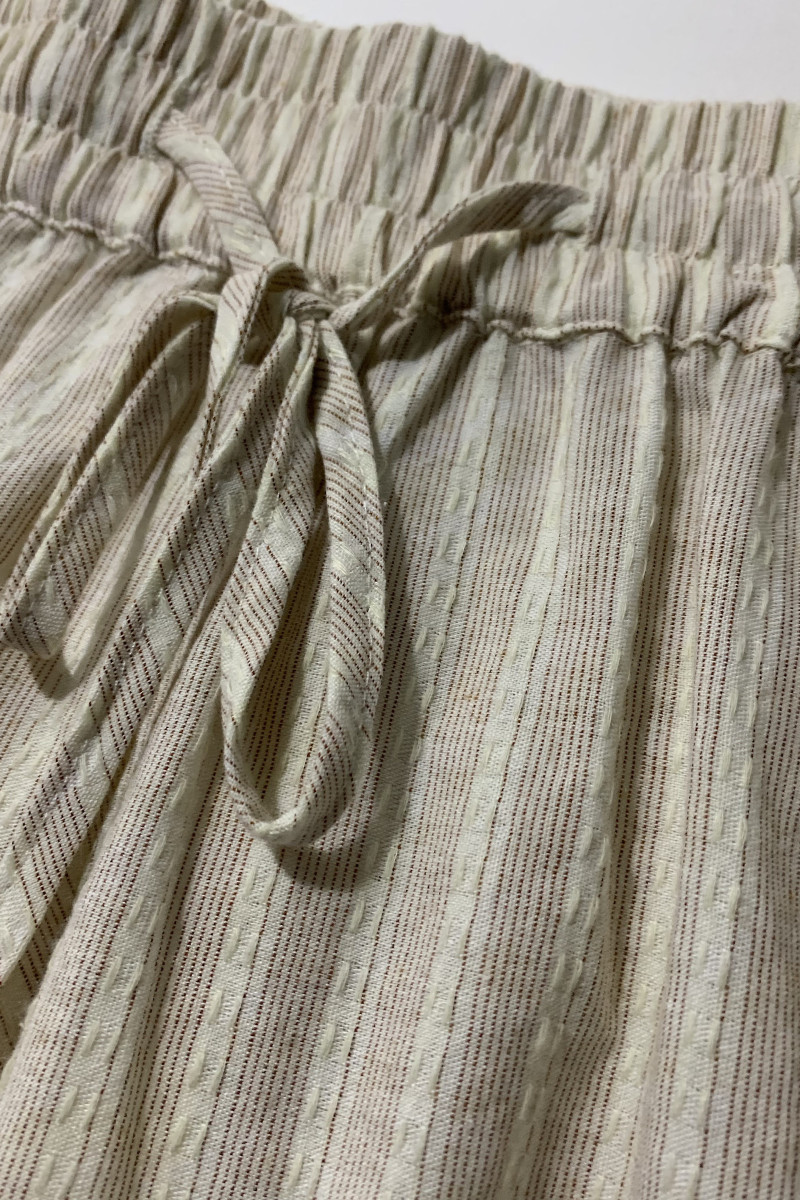 Хлопковый костюм в светлом оттенке (рубашка и шорты) Dixie