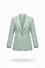 Костюм в мятном оттенке с приталенным жакетом Live