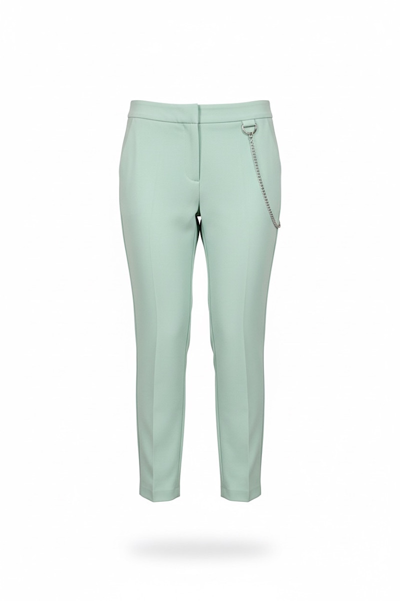 Костюм в мятном оттенке с приталенным жакетом Live