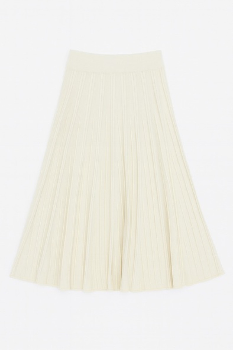 Плиссированная юбка из вискозы итальянского бренда No-Na
