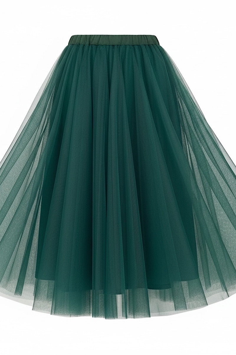 Фатиновая юбка длины миди итальянского бренда Dixie