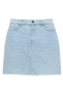 Джинсовая мини‑юбка из хлопка нежно голубая Dixie