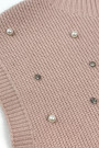 Жилет No-Na из вискозы с жемчугом и декоративными кристаллами