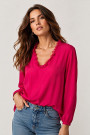 Блуза Dixie з віскози кольору фуксія 
