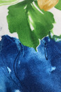 Бавовняні укорочені брюки з квітковим принтом у середземноморському стилі Imperial